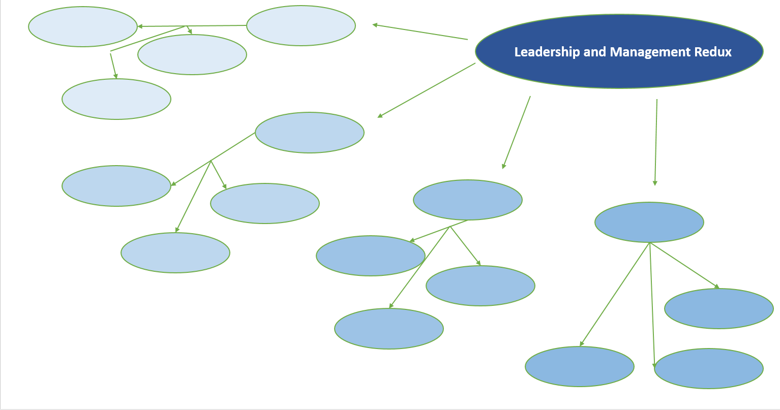 Template for leadership and management redux concept map